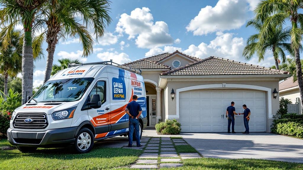 Garage door repair in Davie Road, Davie FL